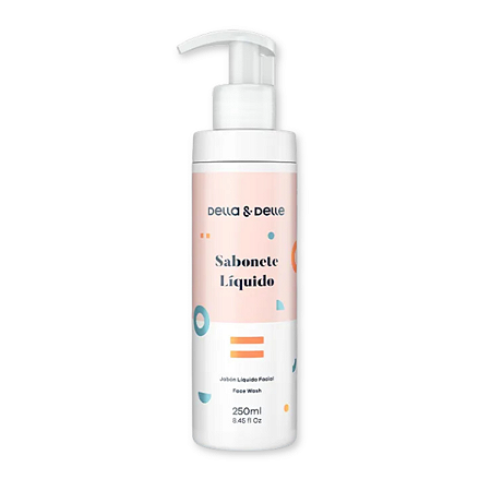Sabonete Líquido Facial 250ml Della & Delle