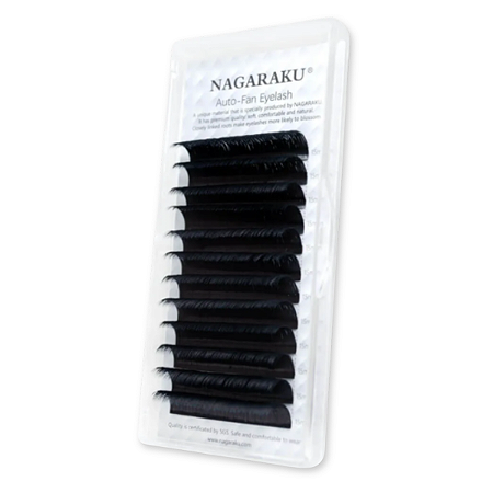 Cílios Nagaraku Volume Auto Fan Estojo Mix