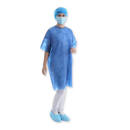 Avental Descartável Sem Manga Azul 20gm Protdesc Unidade