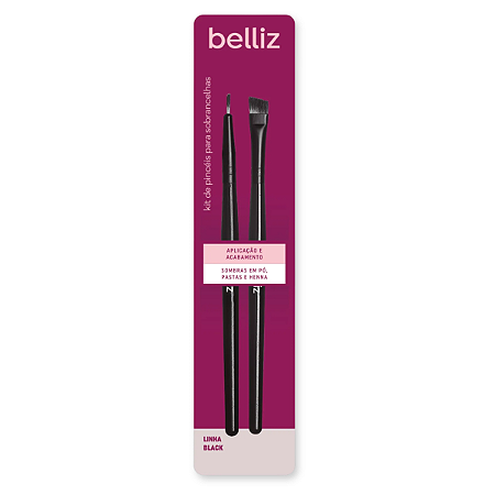 Kit Pincel Sobrancelha 2 Peças Ref.1006