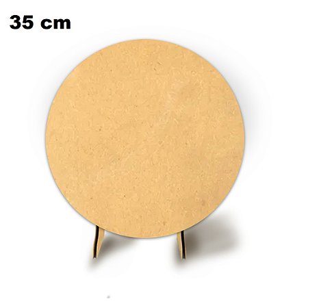 Suporte em MDF para Painel de 35cm com pézinho Festa e Pegue Monte
