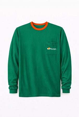 Camiseta Manga Longa Verde LIQUIGÁS