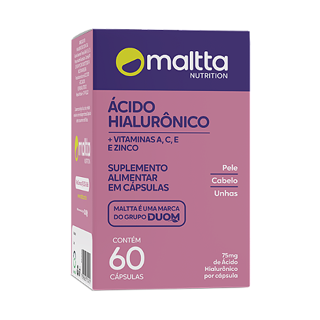 ÁCIDO HIALURÔNICO+VITAMINAS 60 CÁPSULAS MALTTA