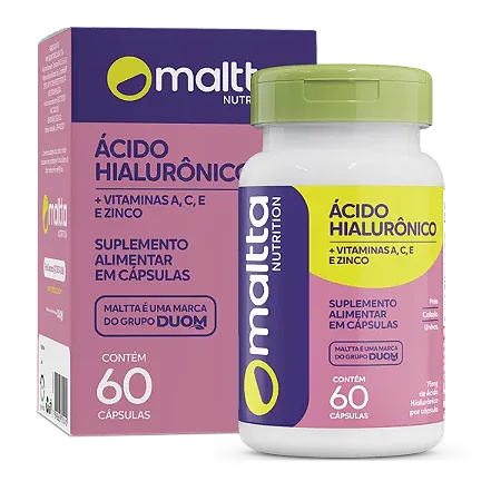 ÁCIDO HIALURÔNICO+VITAMINAS 60 CÁPSULAS MALTTA