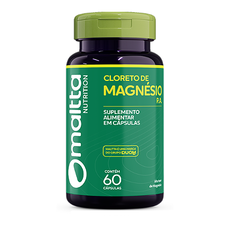 CLORETO DE MAGNÉSIO PA 60 CÁPSULAS 500MG MALTTA