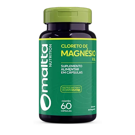 CLORETO DE MAGNÉSIO PA 60 CÁPSULAS 500MG MALTTA