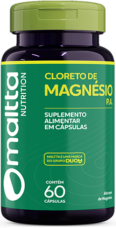 CLORETO DE MAGNÉSIO PA 60 CÁPSULAS 500MG MALTTA