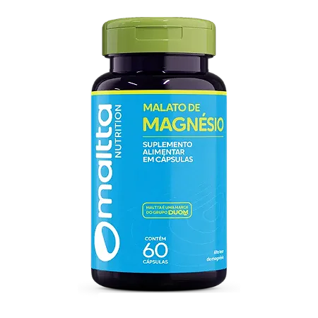 MAGNÉSIO MALATO 60 CÁPSULAS MALTTA