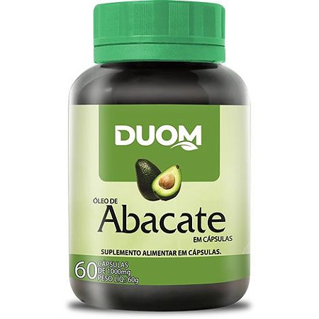 ÓLEO DE ABACATE 1000 MG 60 CÁPSULAS DUOM