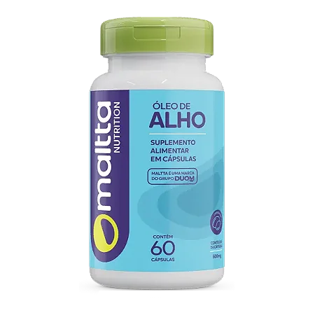 ÓLEO DE ALHO 500MG 60 CÁPSULAS MALTTA