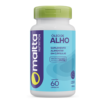 ÓLEO DE ALHO 500MG 60 CÁPSULAS MALTTA