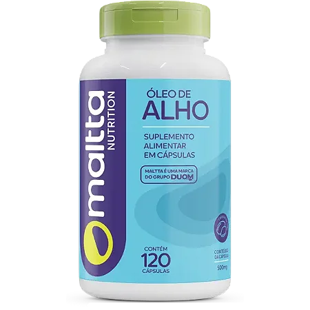 ÓLEO DE ALHO 120 CÁPSULAS 500MG MALTTA