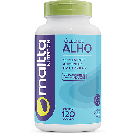 ÓLEO DE ALHO 120 CÁPSULAS 500MG MALTTA