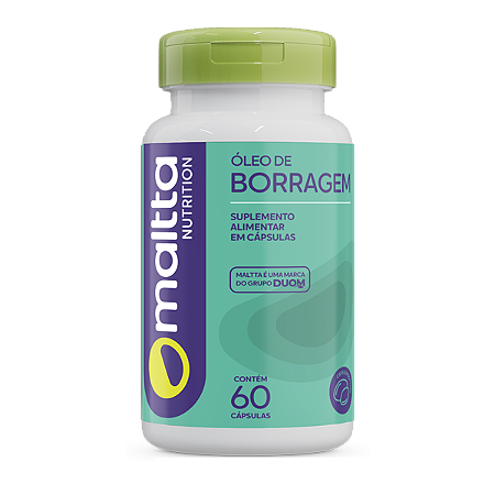 ÓLEO DE BORRAGEM 500MG 60 CÁPSULAS MALTTA