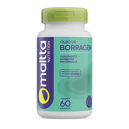 ÓLEO DE BORRAGEM 500MG 60 CÁPSULAS MALTTA