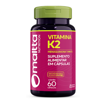 VITAMINA K2 MENAQUINONA (MK7) 60 CÁPSULAS MALTTA