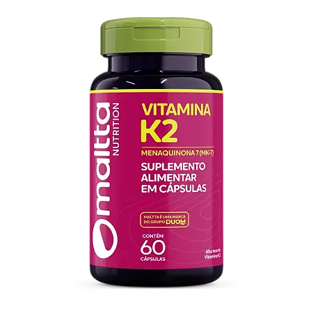 VITAMINA K2 MENAQUINONA (MK7) 60 CÁPSULAS MALTTA