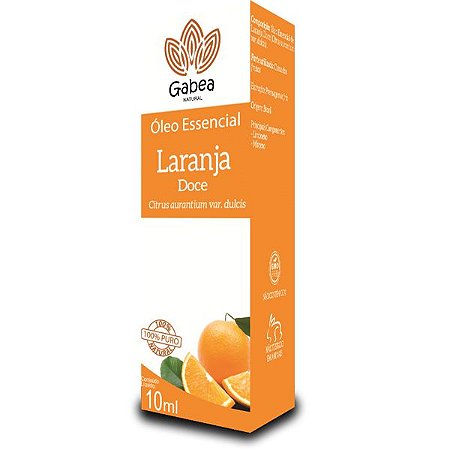 ÓLEO ESSÊNCIAL DE LARANJA DOCE 10ML GABEA