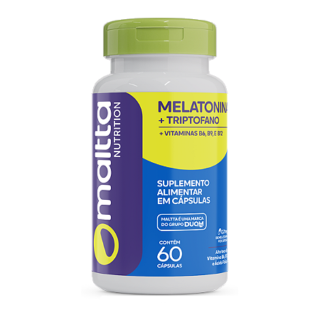 MELATONINA + TRIPTOFANO 60 CÁPSULAS MALTTA