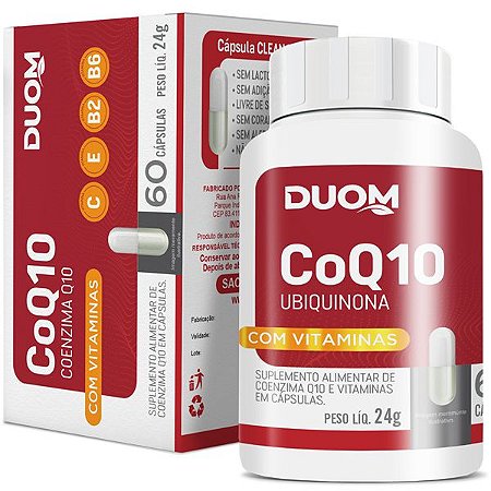 COENZIMA Q10 COM VITAMINAS 60 CÁPSULAS DUOM