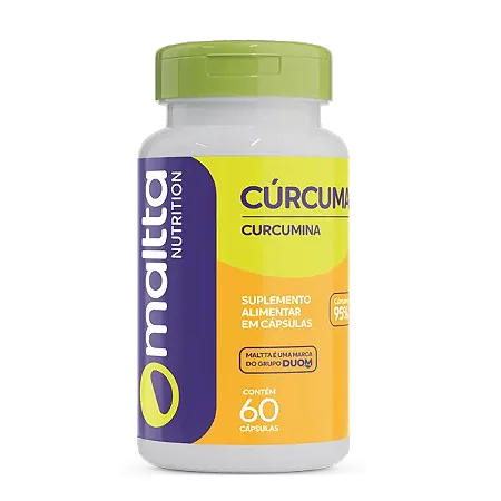 CURCUMA - ACAFRÃO - 60 CÁPSULAS MALTTA