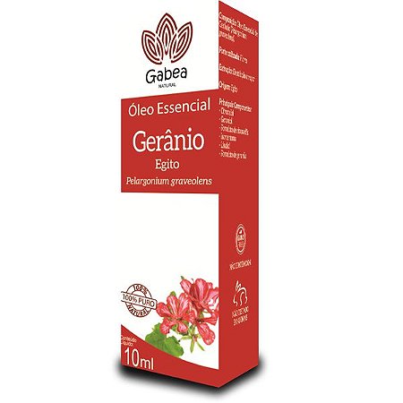 ÓLEO ESSENCIAL GERÂNIO EGITO 10ML GABEA