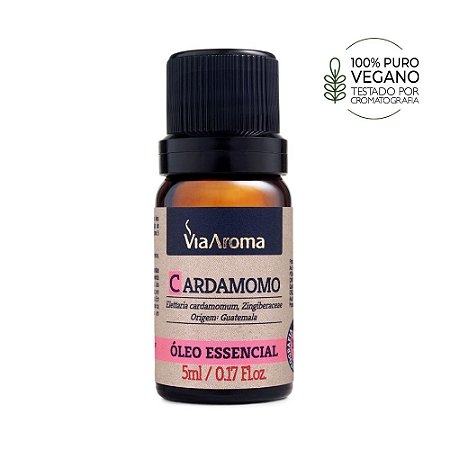 ÓLEO ESSENCIAL CARDAMOMO 10ML VIA AROMA