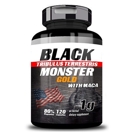 BLACK MONSTER GOLD (TRIBULUS WITH MACA) 80% DE SAPONINAS - 150 CAPSULAS