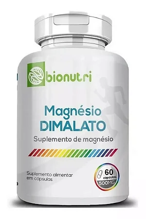 MAGNESIO DIMALATO 60 CÁPSULAS 500MG BIONUTRI