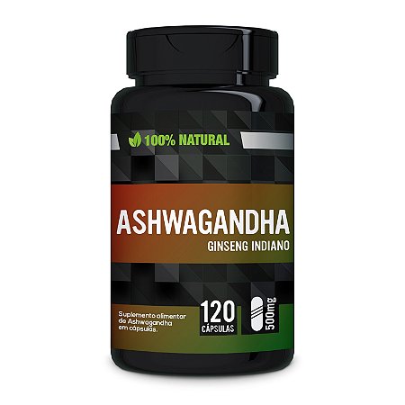ASHWAGANDHA GINSENG INDIANO 120 CÁPSULAS 500MG BIONUTRI