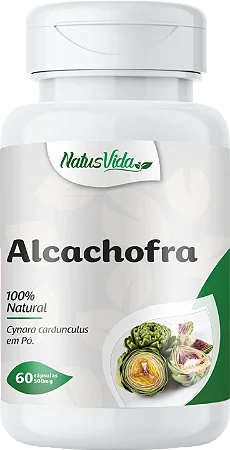 ALCACHOFRA 60 CÁPSULAS 500MG NATUSVIDA