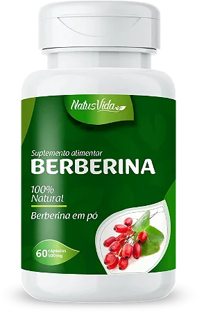 BERBERINA 60 CÁPSULAS 500MG NATUSVIDA