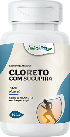 CLORETO COM SUCUPIRA 60 CAPSULAS 500MG NATUSVIDA