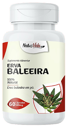 ERVA BALEEIRA 60 CÁPSULAS 500MG NATUSVIDA