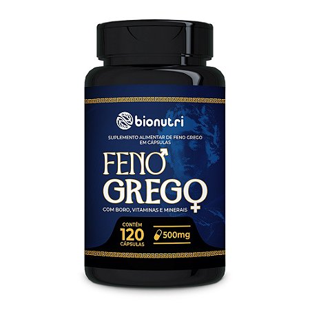 FENO GREGO 120 CÁPSULAS 500MG BIONUTRI