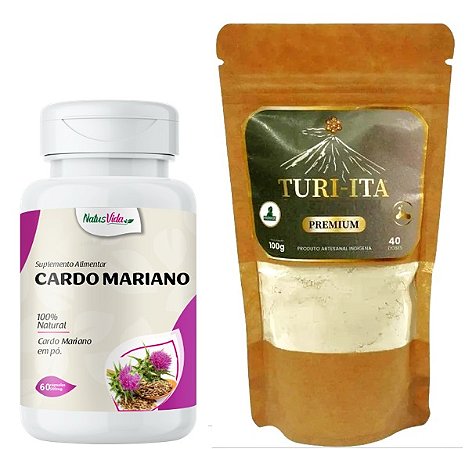 KIT PARA O FÍGADO (ZEOLITA PREMIUM 100G + CARDO MARIANO 60 CAPS)