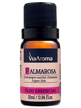 ÓLEO ESSENCIAL PALMAROSA 10ML VIA AROMA