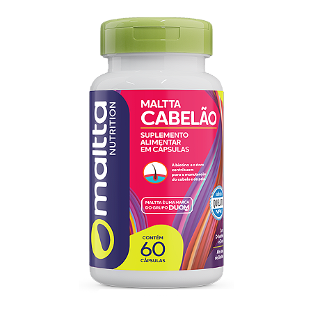 MALTTA CABELÃO 60 CAPSULAS