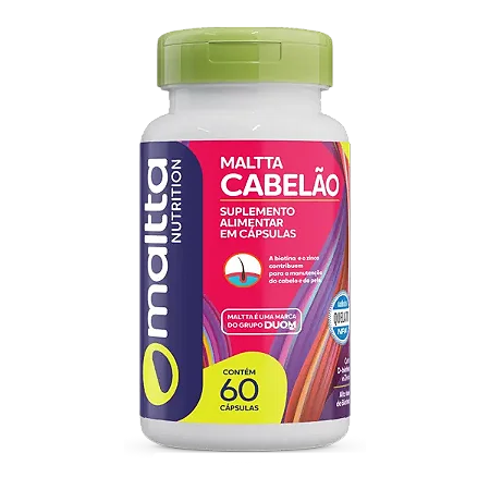 MALTTA CABELÃO 60 CAPSULAS