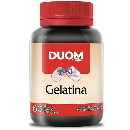 GELATINA 570MG 60 CÁPSULAS DUOM