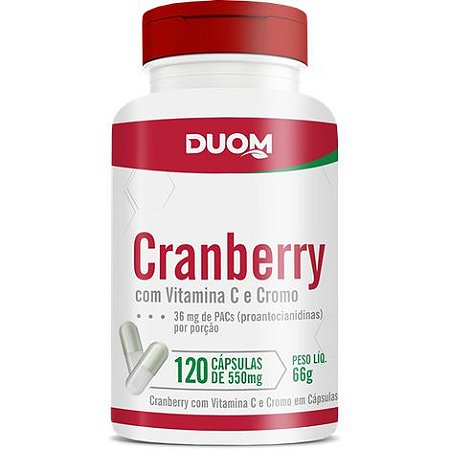 CRANBERRY 550MG 120 CÁPSULAS DUOM