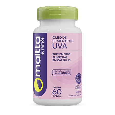 ÓLEO DE SEMENTE DE UVA 60 CÁPSULAS MALTTA