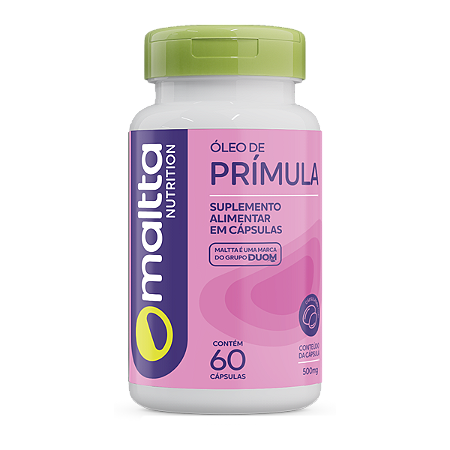 ÓLEO DE PRÍMULA 500MG 60 CÁPSULAS MALTTA