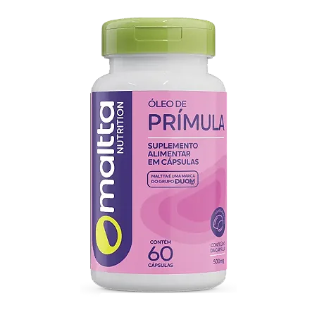 ÓLEO DE PRÍMULA 500MG 60 CÁPSULAS MALTTA