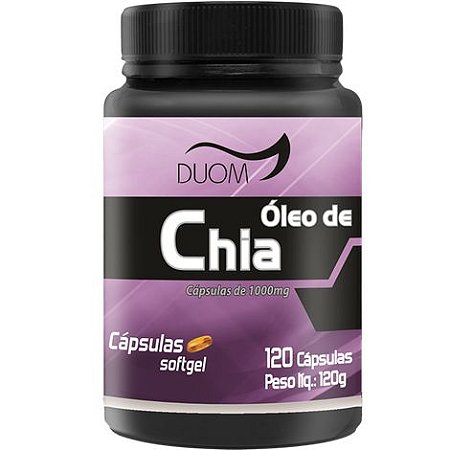 ÓLEO DE CHIA 1000 MG 120 CÁPSULAS DUOM