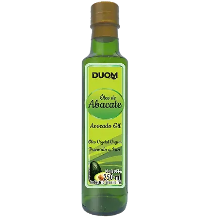 ÓLEO DE ABACATE PRENSADO À FRIO 250ML DUOM