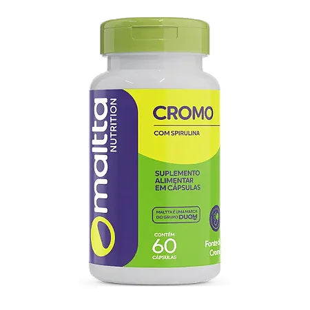 SPIRULINA COM CROMO 60 CÁPSULAS MALTTA