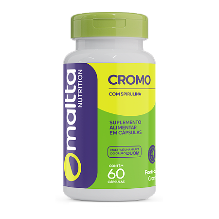 SPIRULINA COM CROMO 60 CÁPSULAS MALTTA