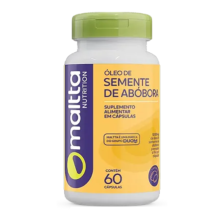 ÓLEO DE SEMENTE DE ABÓBORA 60 CÁPSULAS MALTTA
