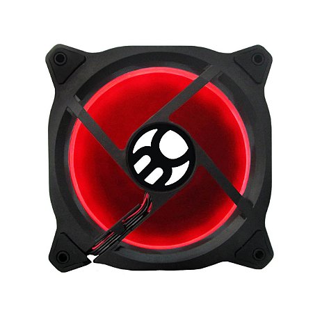 Cooler FAN Ring Bluecase com LED Vermelho 120mm - BFR-05R